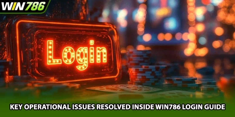 Key operational issues resolved inside Win786 login guide