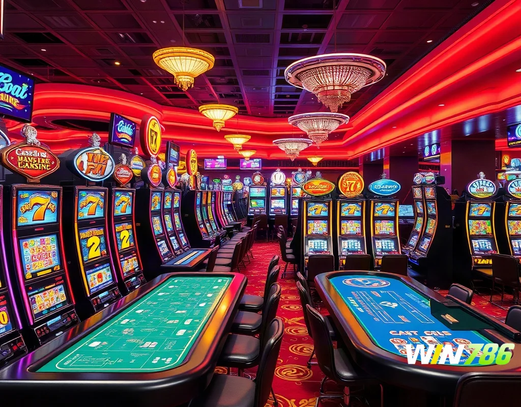 WIN786 casino games and bonus offers