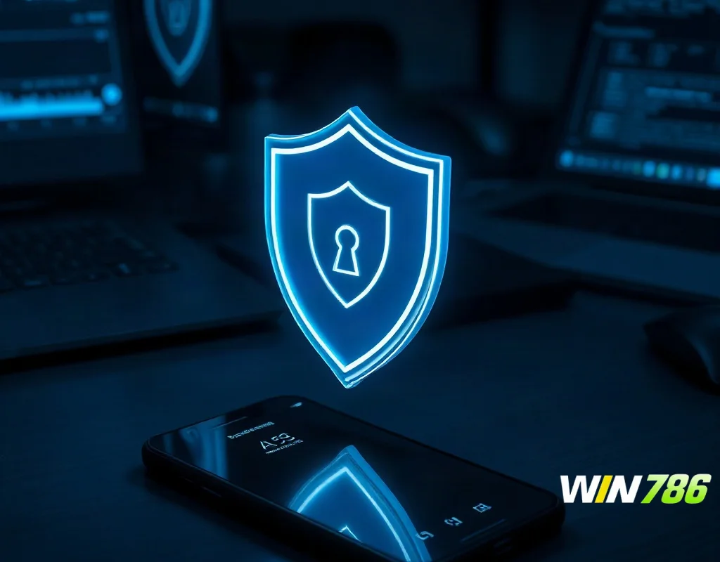 Security shield icon protecting a smartphone representing APK safety verification