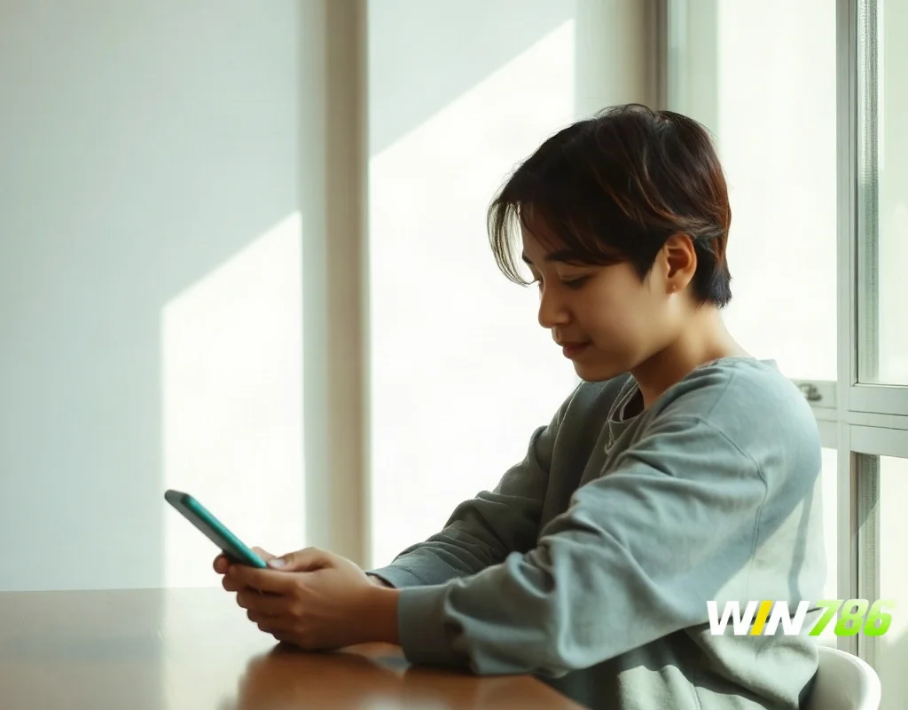Person setting phone aside representing responsible gambling and player safety awareness