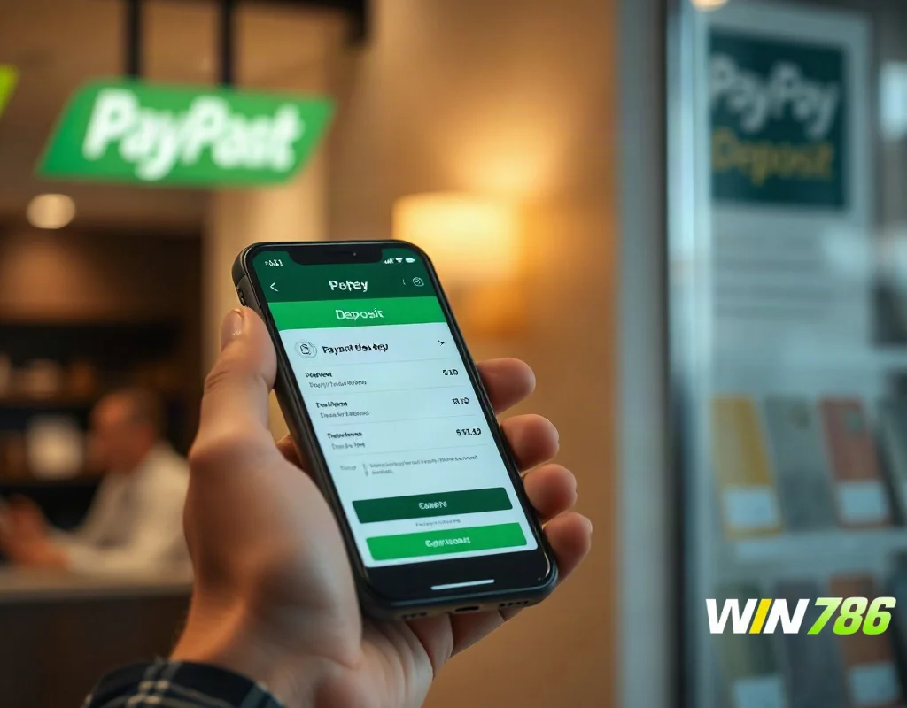 Person using Easypaisa mobile app to make an online deposit