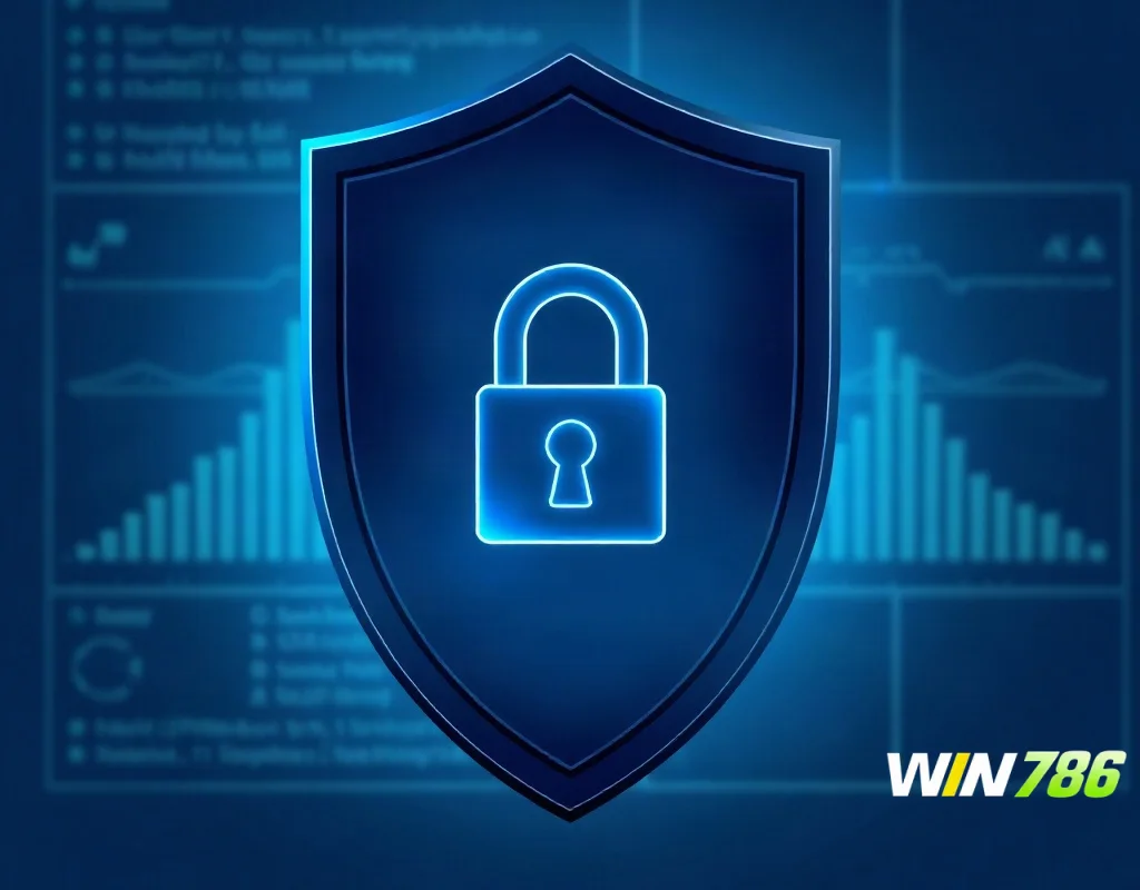 Security shield and lock icon representing online account safety