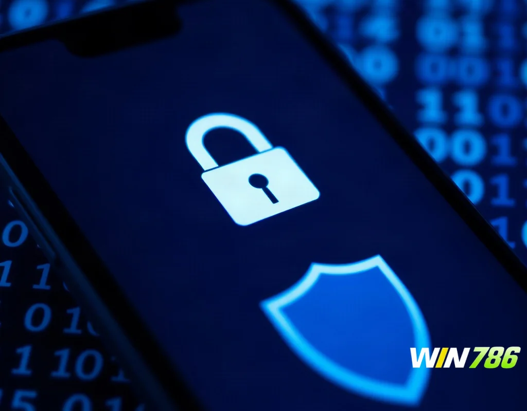 Security and KYC verification concept for WIN786 iPhone app