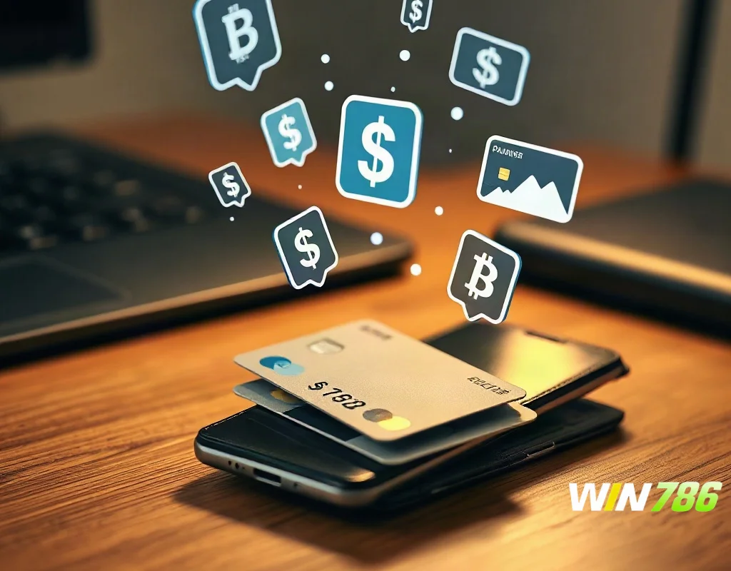 Wallet, payment cards and smartphone illustrating deposit and withdrawal methods