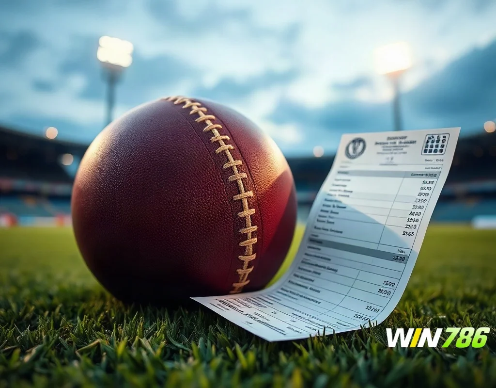 WIN786 sportsbook featuring cricket and football betting odds