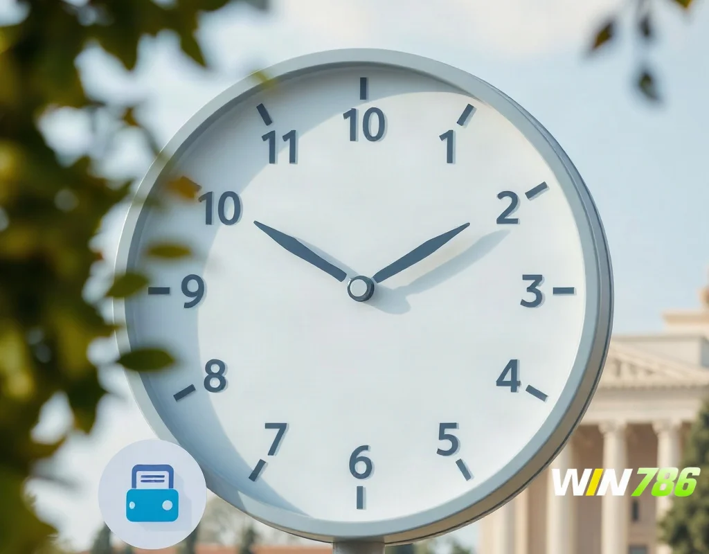 Clock and payment icons illustrating how long WIN786 withdrawals take to process